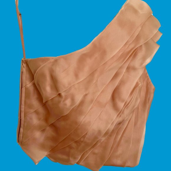 Blush Silk Tuile Top - Picture 2 of 2